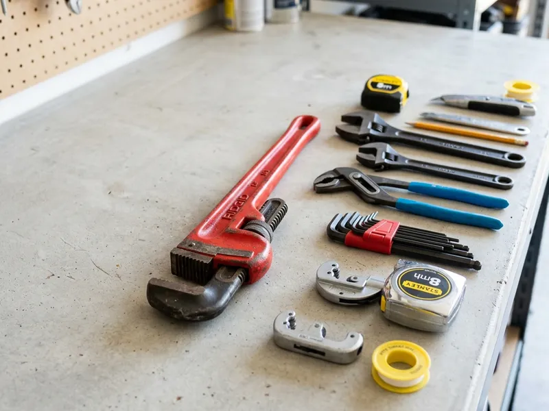 Professional plumbers in Wyandotte, MI equipped with top-tier tools for residential and commercial plumbing services.
